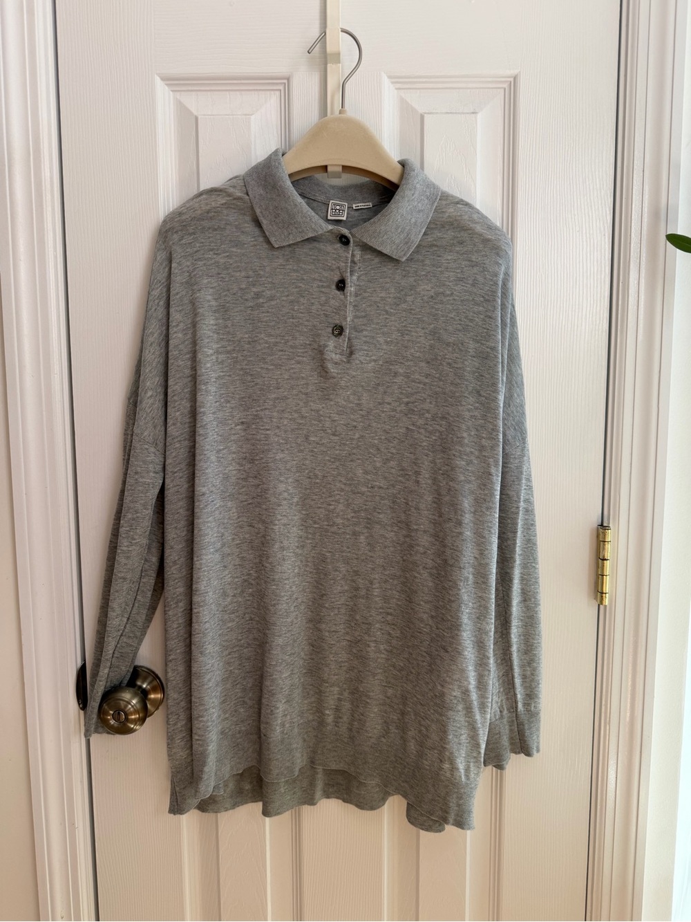 Toteme Grey Polo Size XS